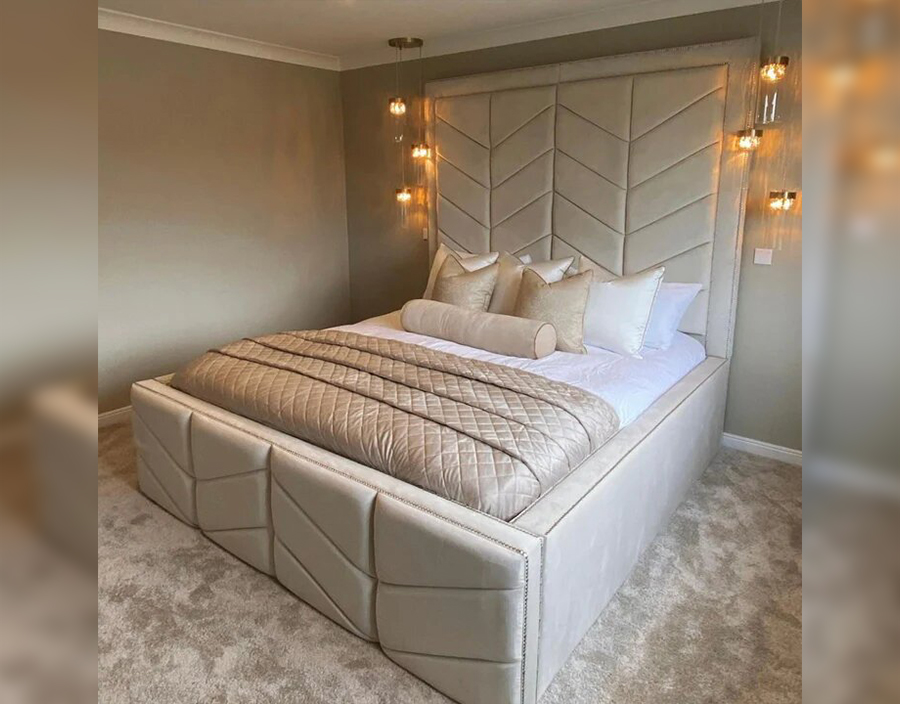Saffron Dream Designer Bed The Ultimate Bedframe with Mattress, Ottoman Beds, Bed Headboards, and Bedroom Furniture Storage Solutions