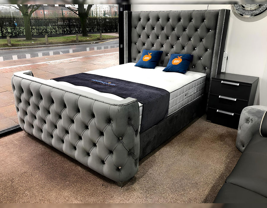 Leo Designer Bed The Ultimate Bedframe with Mattress, Ottoman Beds, Bed Headboards, and Bedroom Furniture Storage Solutions