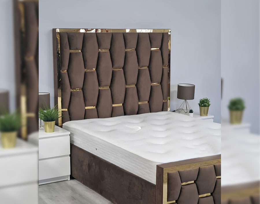 Hexagon Designer Bed The Ultimate Bedframe with Mattress, Ottoman Beds, Bed Headboards, and Bedroom Furniture Storage Solutions